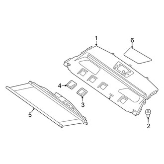 Nissan OE - Rear Body & Floor - Interior Trim (Package Tray)