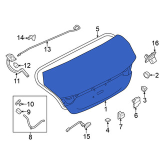 Nissan OE - Rear Deck Lid