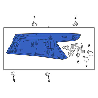 Nissan OE - Right Tail Light Assembly