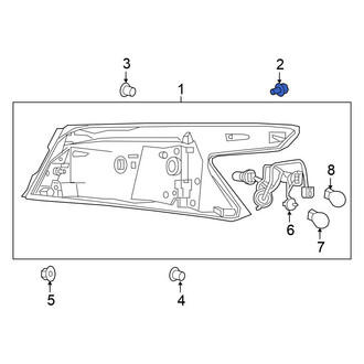 Nissan OE - Tail Light Clip