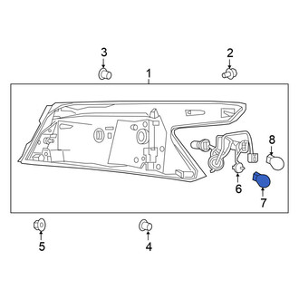 Nissan OE - Rear Turn Signal Light Bulb