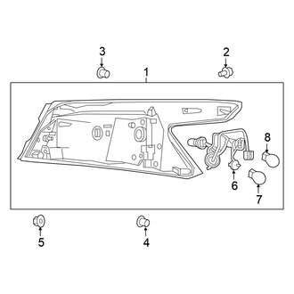 Nissan OE - Rear Lamps - Tail Lamps
