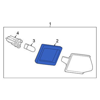 Nissan OE - License Light Lens Gasket