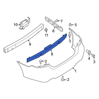 Nissan OE - Rear Bumper Impact Absorber