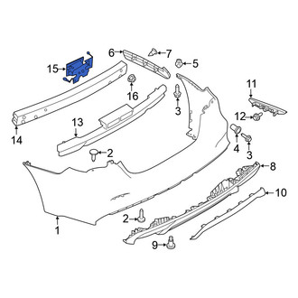 Nissan OE - Front Left Bumper Impact Bar Bracket
