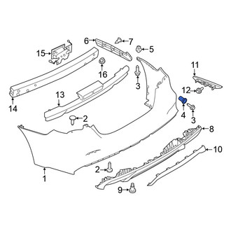 Nissan OE - Bumper Cover Grommet