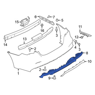 Nissan OE - Rear Valance Panel