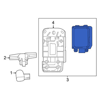 Nissan OE - Rear Right Blind Spot Detection System Warning Sensor