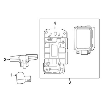 Nissan OE - Rear Bumper - Electrical Components