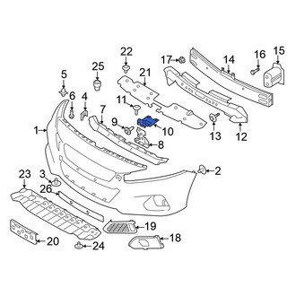 Nissan OE - Front Upper Bumper Cover Bracket
