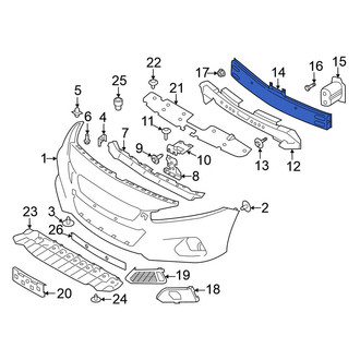 Nissan OE - Front Bumper Impact Bar