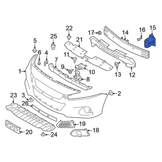 Nissan OE - Front Right Bumper Impact Bar Bracket