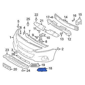 Nissan OE - Front Left Fog Light Trim