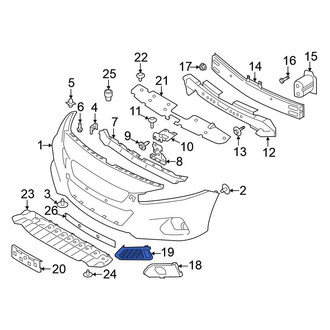 Nissan OE - Front Right Bumper Cover Spacer Panel