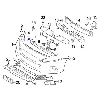 Nissan OE - Front Left Inner Bumper Cover Bracket