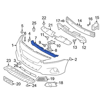 Nissan OE - Front Bumper Cover Reinforcement