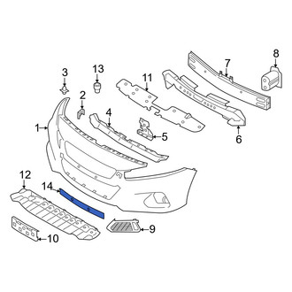 Nissan OE - Rear Bumper Impact Absorber