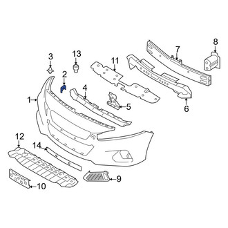 Nissan OE - Front Right Inner Bumper Cover Bracket
