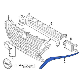 Nissan OE - Front Left Grille Molding