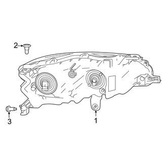 Nissan OE - Front Lamps - Headlamp Components (LED), (Platinum / SL / SR / SV)