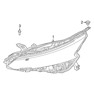 Nissan OE - Front Lamps - Headlamp Components (LED), (S / SL / SR / SV)
