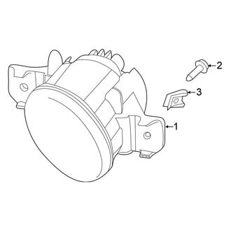 Nissan OE - Front Lamps - Fog Lamps (Platinum / SL / SR / SV)