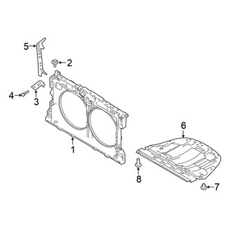Nissan OE - Radiator Support - Splash Shields