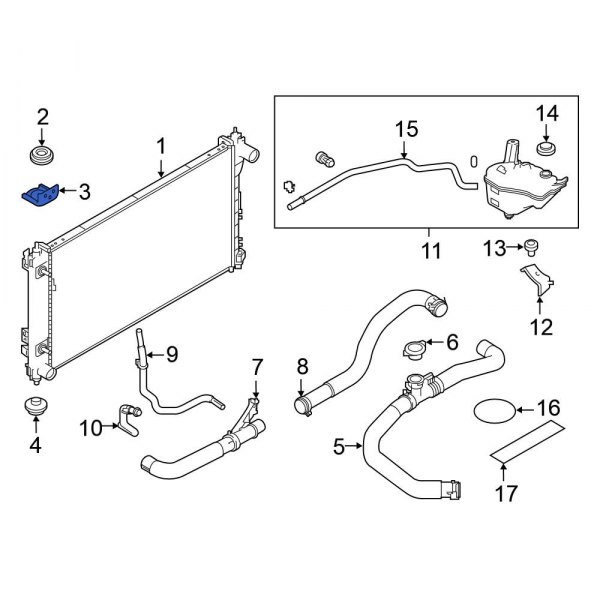 Radiator Mount Bracket