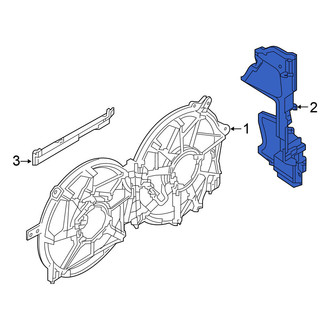 Nissan OE - Front Left Lower Radiator Support Baffle