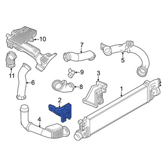 Nissan OE - Right Intercooler Bracket