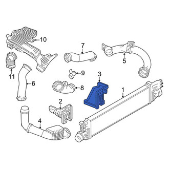 Nissan OE - Left Intercooler Bracket