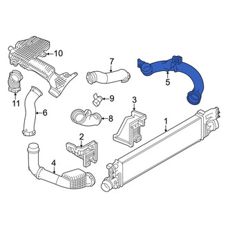 Nissan OE - Front Left Intercooler Pipe