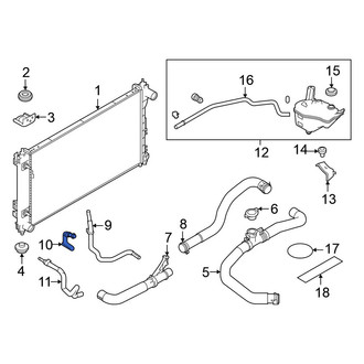 Nissan OE - Upper Radiator Coolant Hose