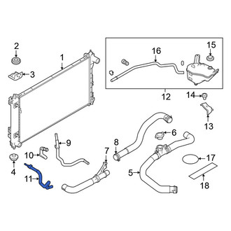 Nissan OE - Upper Radiator Coolant Hose
