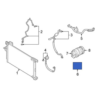 Nissan OE - A/C System Information Label