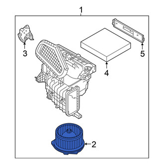 Nissan OE - HVAC Blower Motor Assembly