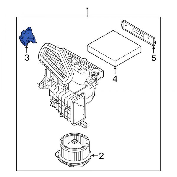 HVAC Air Adjustment Control Motor