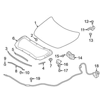 Nissan OE - Hood & Components