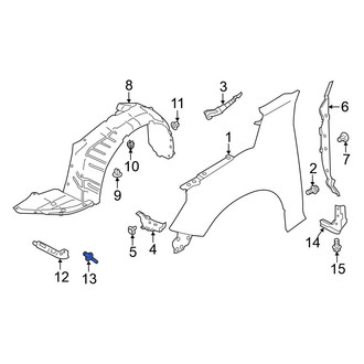 Nissan OE - Fender Liner Retainer
