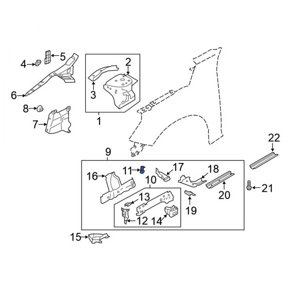 Radiator Support Bracket