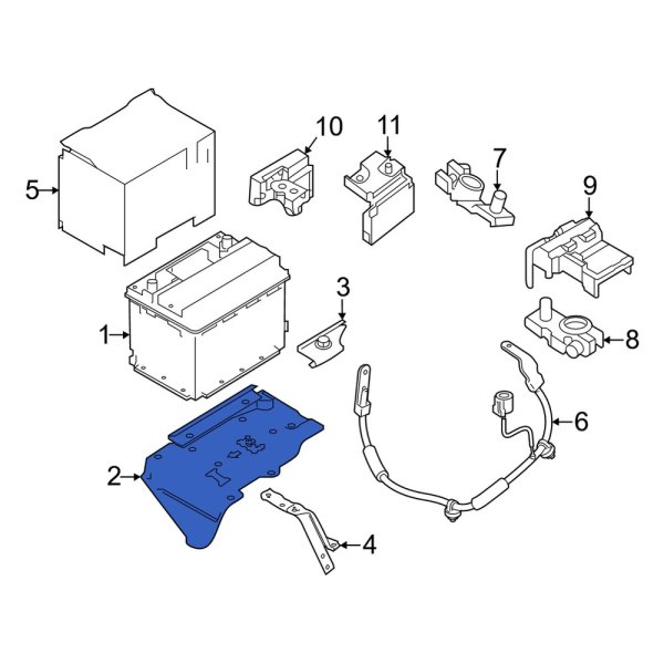 Battery Tray