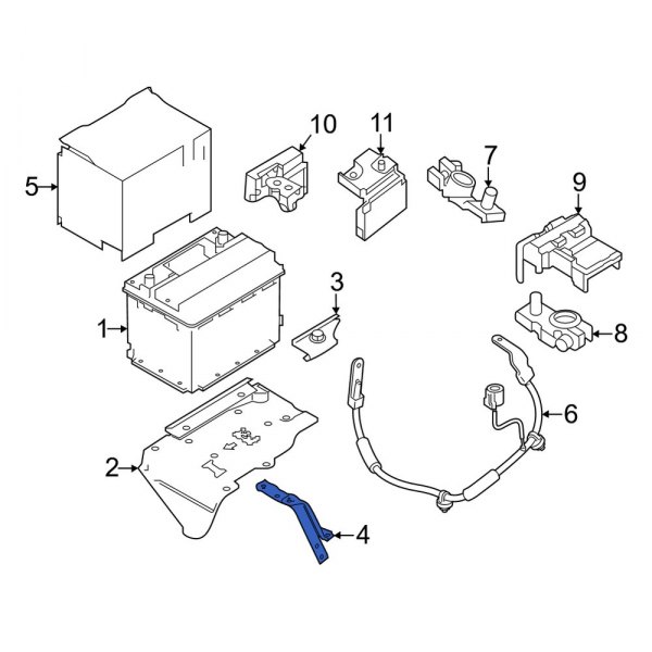 Battery Tray Bracket