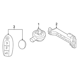 Nissan OE - Electrical - Keyless Entry Components (Platinum / S / SL / SR / SV)