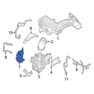 Nissan OE - Lower Turbocharger Mount Heat Shield