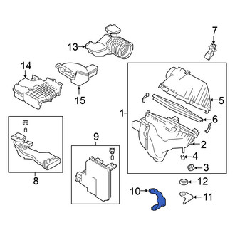 Nissan OE - Engine Air Intake Resonator Bracket