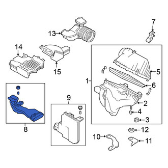 Nissan OE - Right Engine Air Intake Resonator