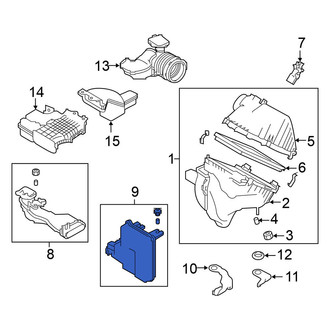 Nissan OE - Left Engine Air Intake Resonator
