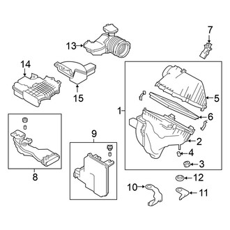 Nissan OE - Engine / Transaxle - Air Intake (2.5L)