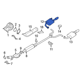 Nissan OE - Exhaust Muffler