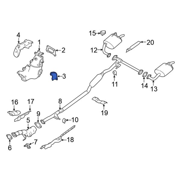 Catalytic Converter Bracket